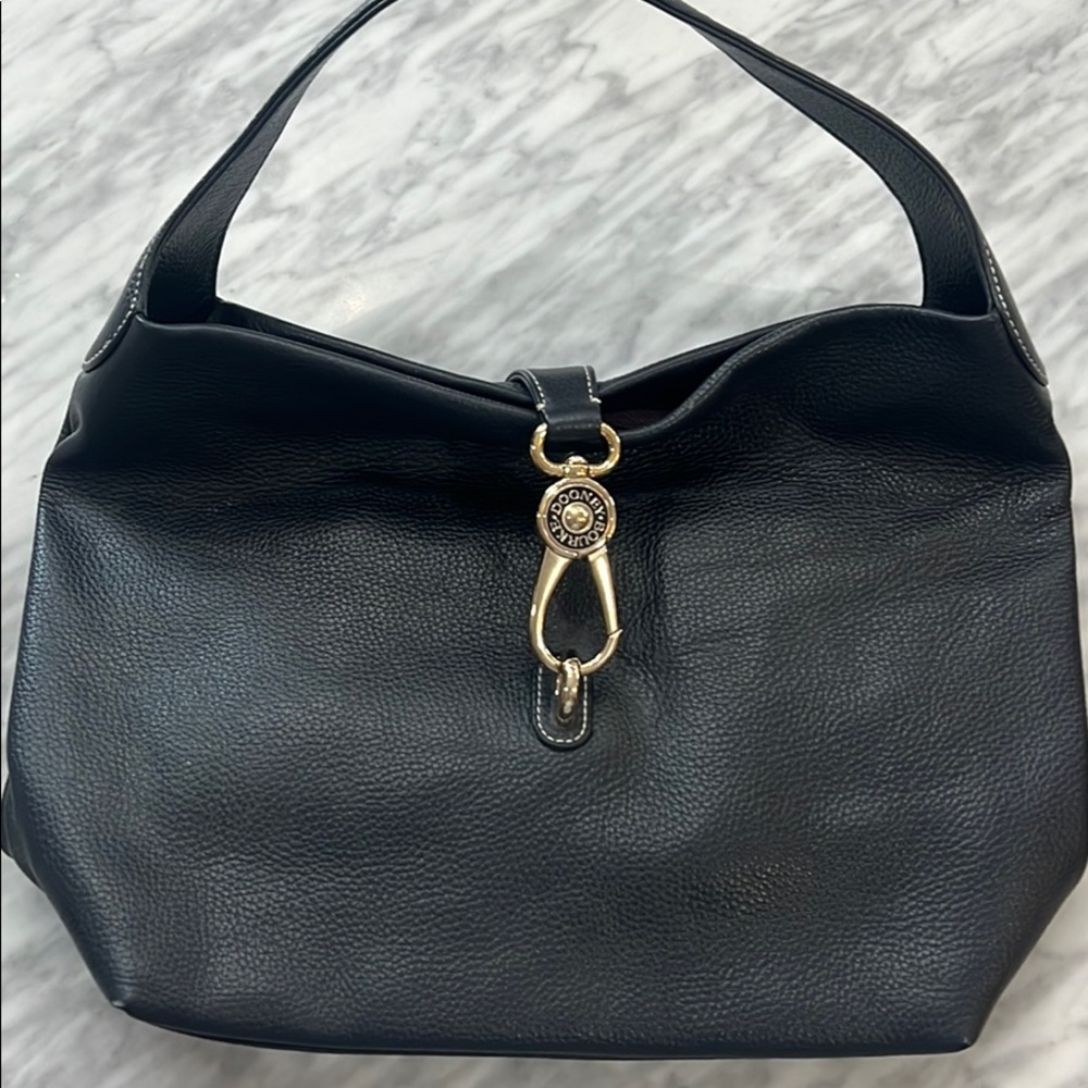 Dooney & Bourke Logo Lock Hobo Bag